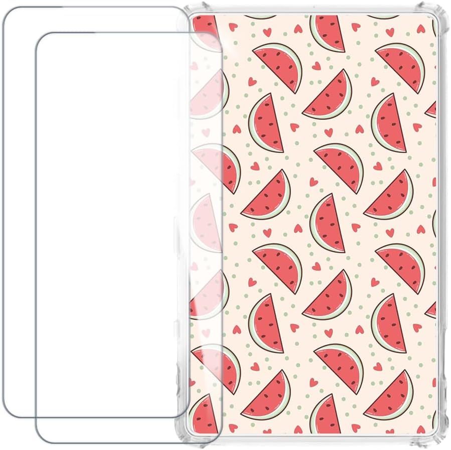 UOGNADGD Colourful Case + 2× Tempered Glass