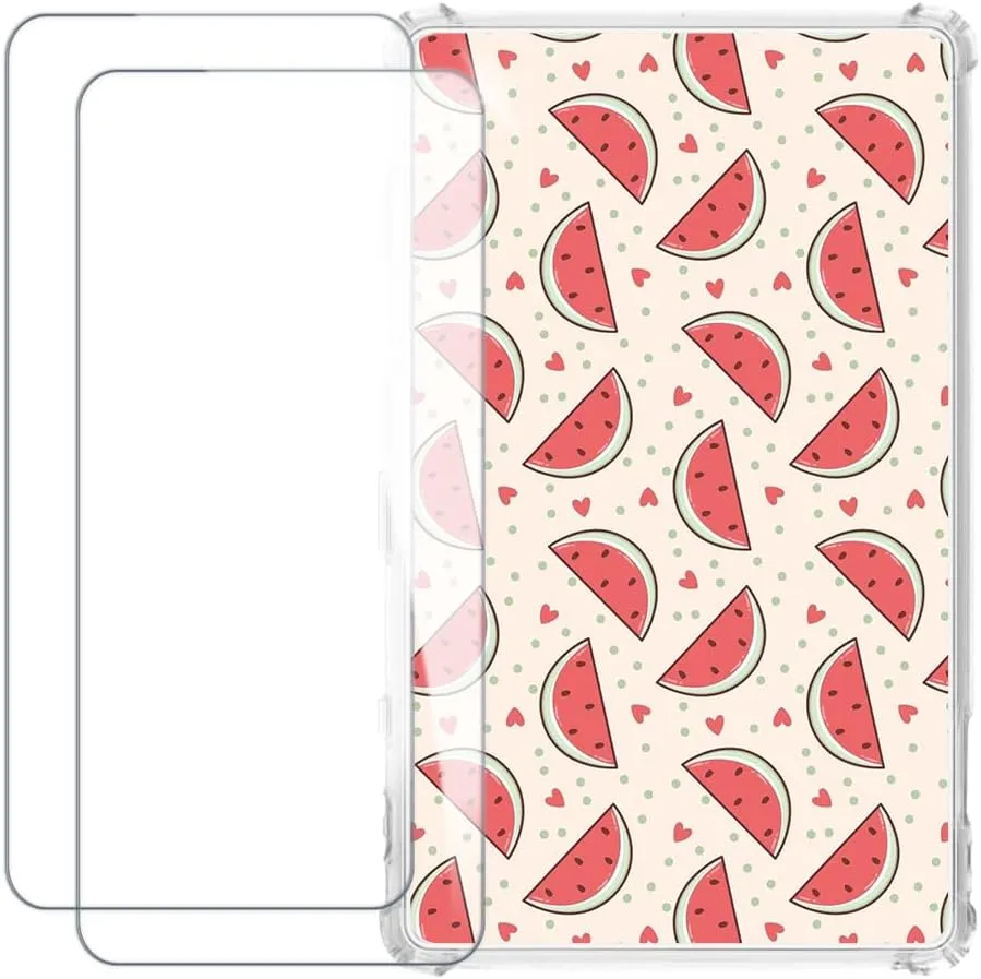 UOGNADGD Colourful Case + 2× Tempered Glass