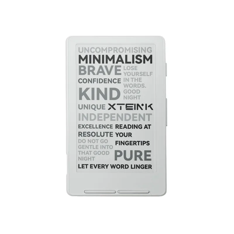 Xteink X4 front — 4.3" E Ink screen