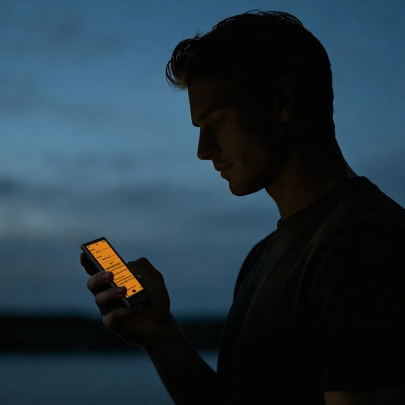 Xteink X4 Pro front light reading at night
