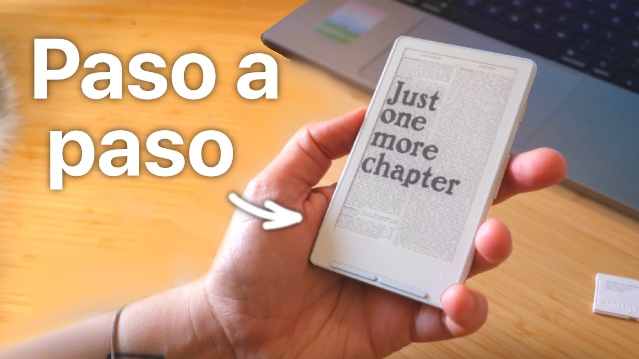 YouTube tutorial: Cómo instalar CrossPoint en Xteink X4/X3 — 6,700+ views